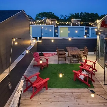 Carrie Underwood'S East Side Rooftop Game Room Nashville Exterior photo